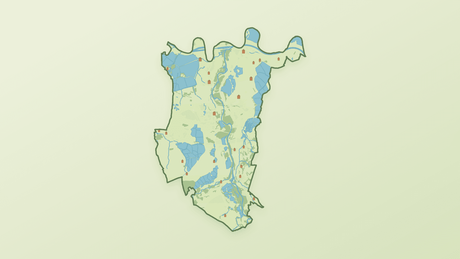 Mapa: Gmina Zator